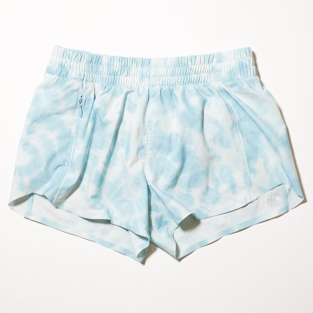 Athleta Girl Sky Blue Dance Shorts in size Youth small (7)